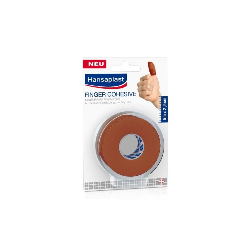 Hansaplast Bandage Cohésif Brun Pour Les Doigts 5M X 2,5Cm