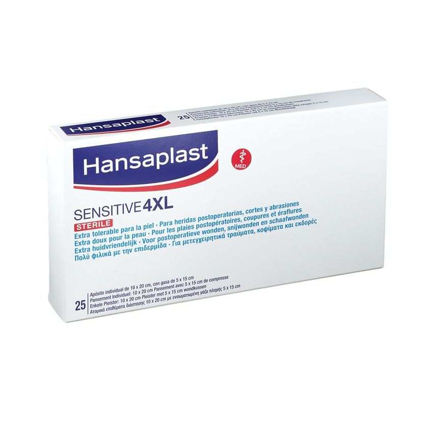 Hansaplast Sensitive 4Xl 25 Units