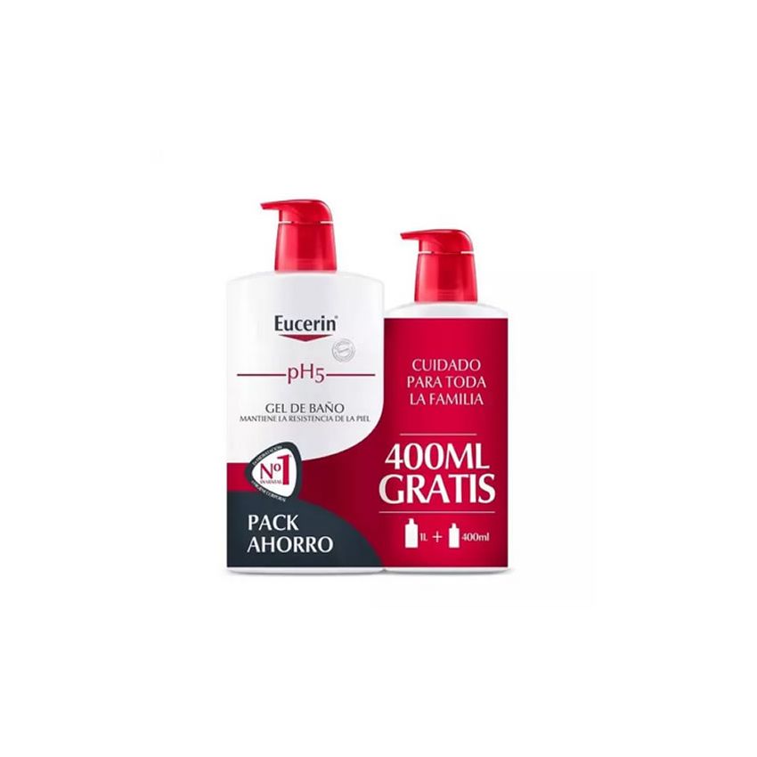 Eucerin Ph5 Gel Douche 1000 Ml + Recharge 400Ml