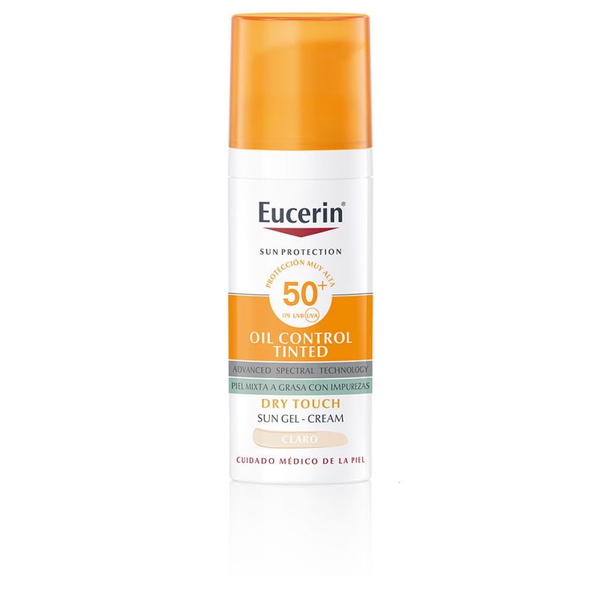 Eucerin   Oil Control Dry Touch Gel Crema Spf50+ Tinted Light 50Ml
