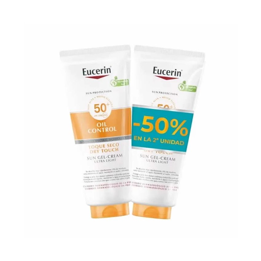 Eucerin Oil Control Dry Touch Sun Gel Cream Ultra Light 2X200Ml