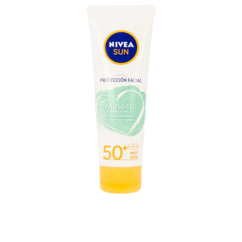 Uv Minérale Solaire Visage Spf50+ Protection - 50 Ml