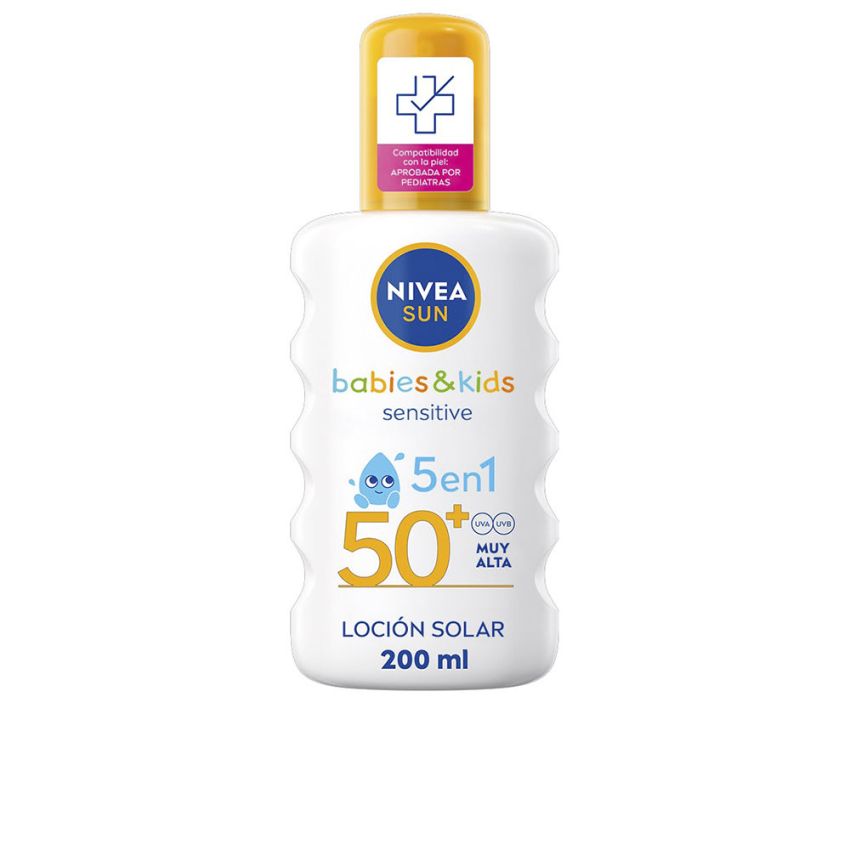 Sun Babies&Kids Lotion Solaire 5 En 1 Spf 50+ - 200 Ml