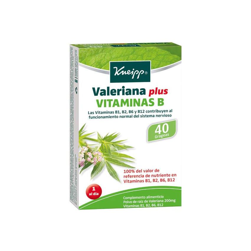 Kneipp Valériane Plus Vitamines B 40 Dagréments