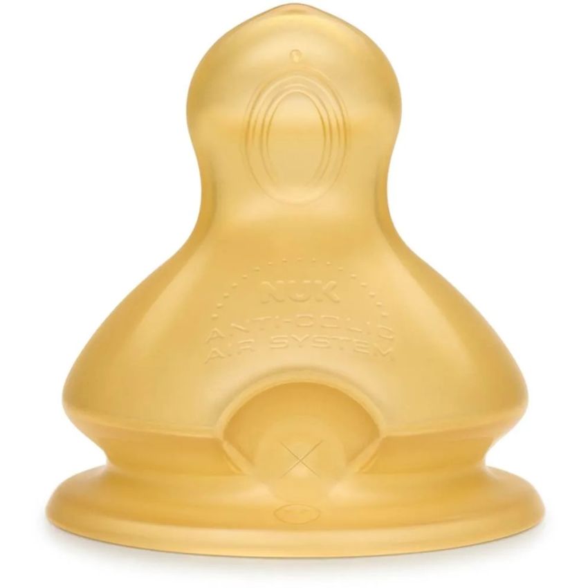 Tetina Ancha Alimento First Choice Talla 1 L Latex 2 Unidades Nuk