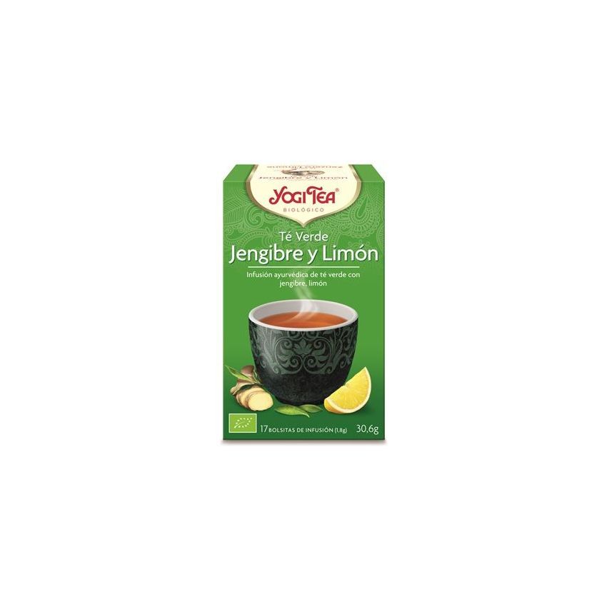 Yogi Tea Te Verde Jengibre Y Limon 17 X 1,8G
