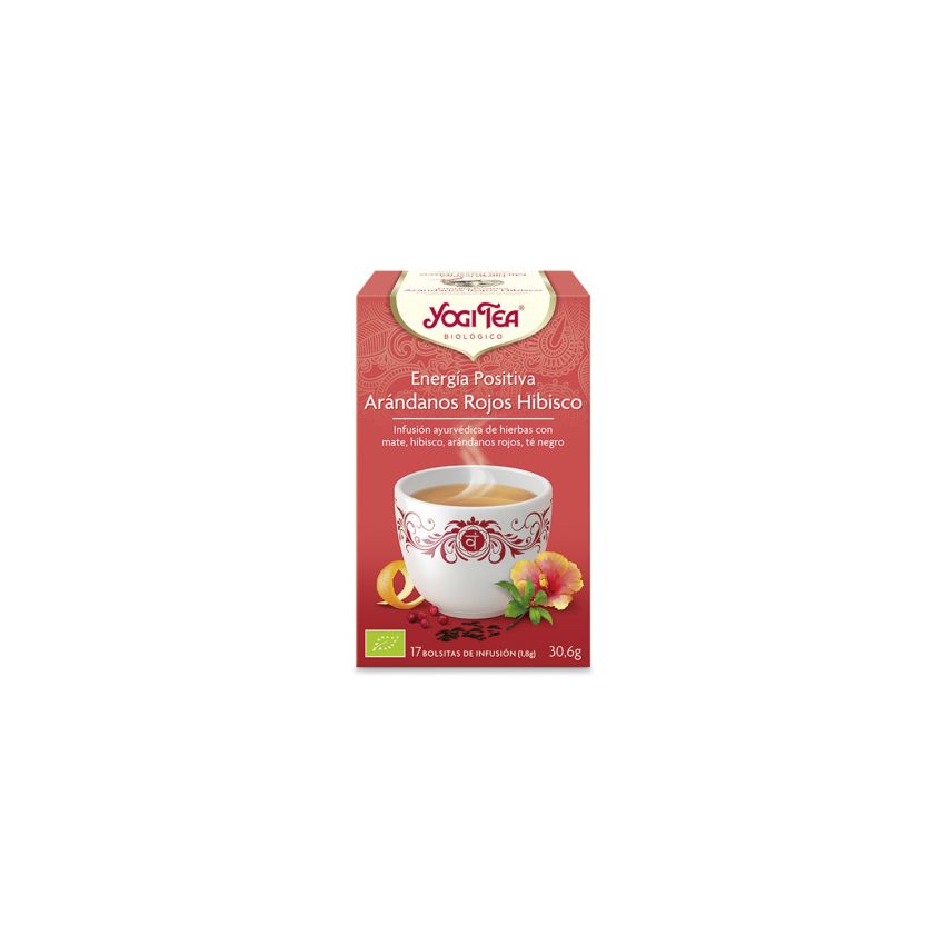 Yogi Tea Energia Positiva Arandanos Hibisco 17 X 1