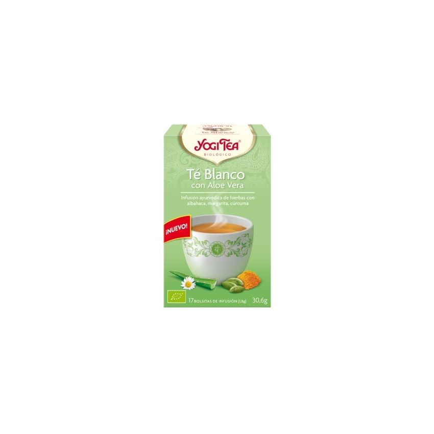 Yogi Tea Te Blanco Con Aloe Vera 17 Filtros