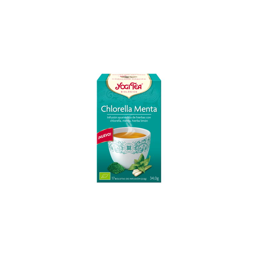 Yogi Tea Chlorella Menta 17 Bolsitas
