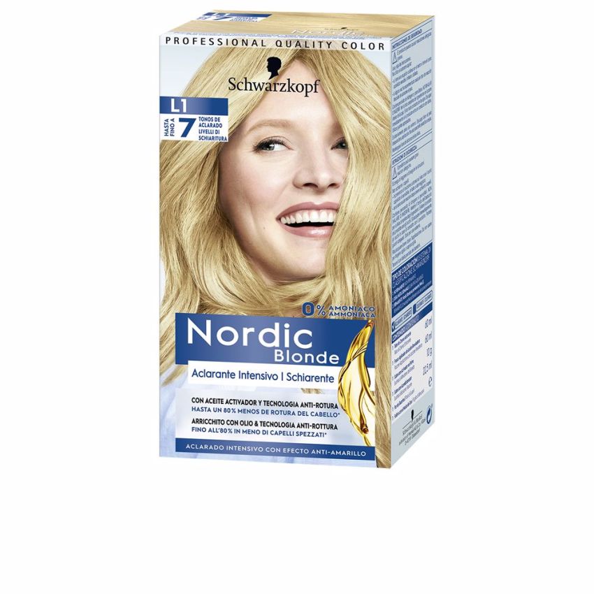 Nordic Blonde L1 Éclaircissant Intensif 0% Ammoniaque - 5 U