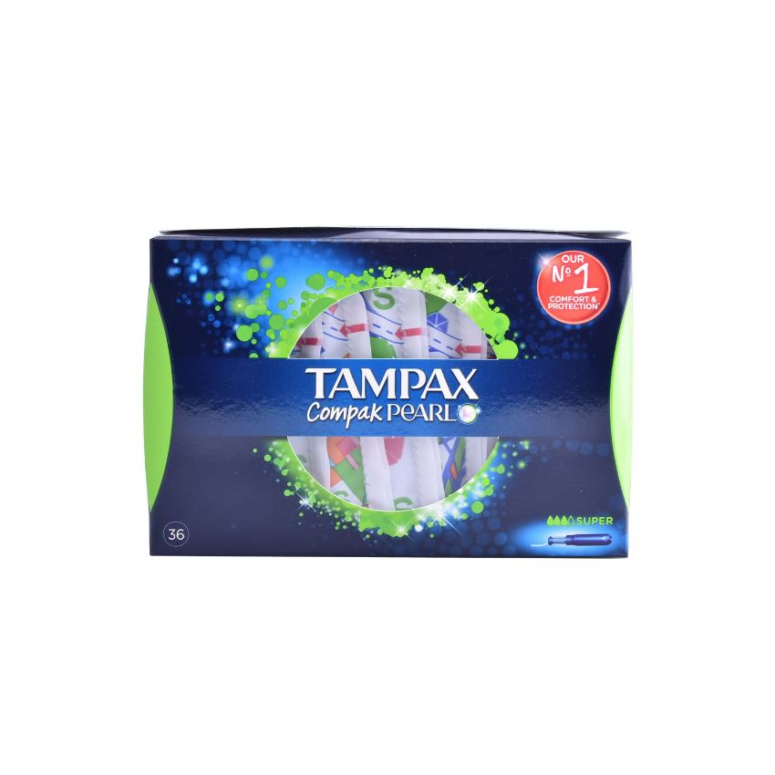 Tampax Pearl Compak Super 36 Unités