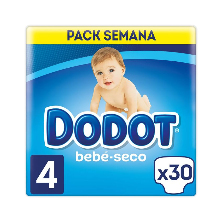 Dodot Baby-Dry Diapers Size 4, 30 Diapers