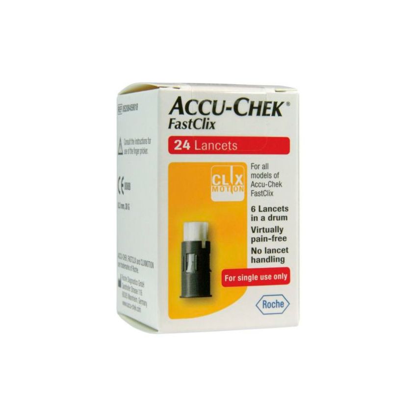 Accu-Chek Fastclix Lancettes 24U
