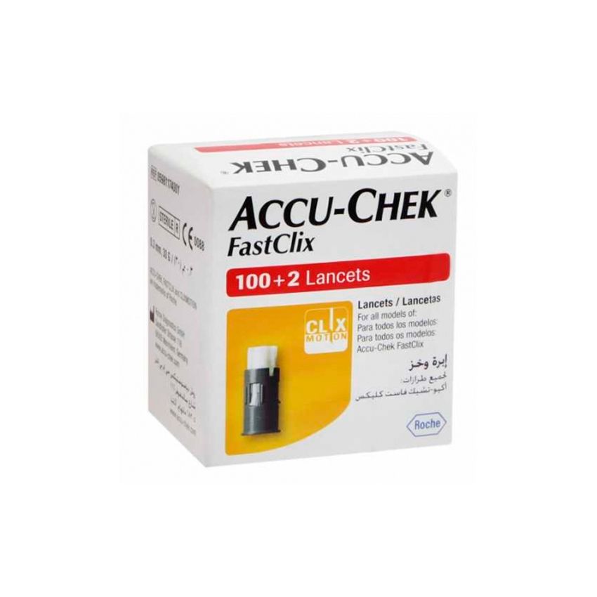 Accu-Chek Fastclix Lancettes 102U