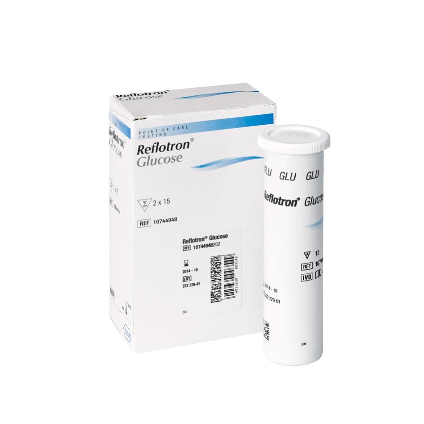 Roche Reflotron Test De Glucose 30