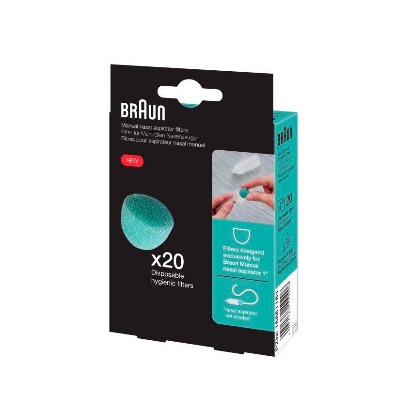 Braun Aspirateur Nasal Manuel - Recharge Enfants 20U