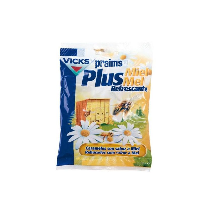 Vicks Praims Plus Honey Refreshing Candies 72G