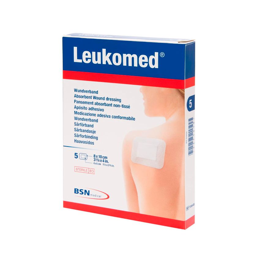 Bsn Medical Leukomed Plasters 8Cm X 10Cm 5U