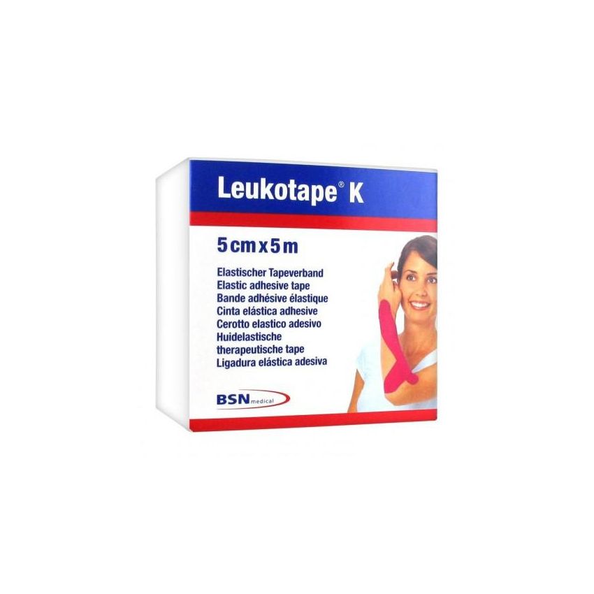 Bsn Medical Bande Adhesive Elastique Leukotape K Bleu 5Cmx5Cm
