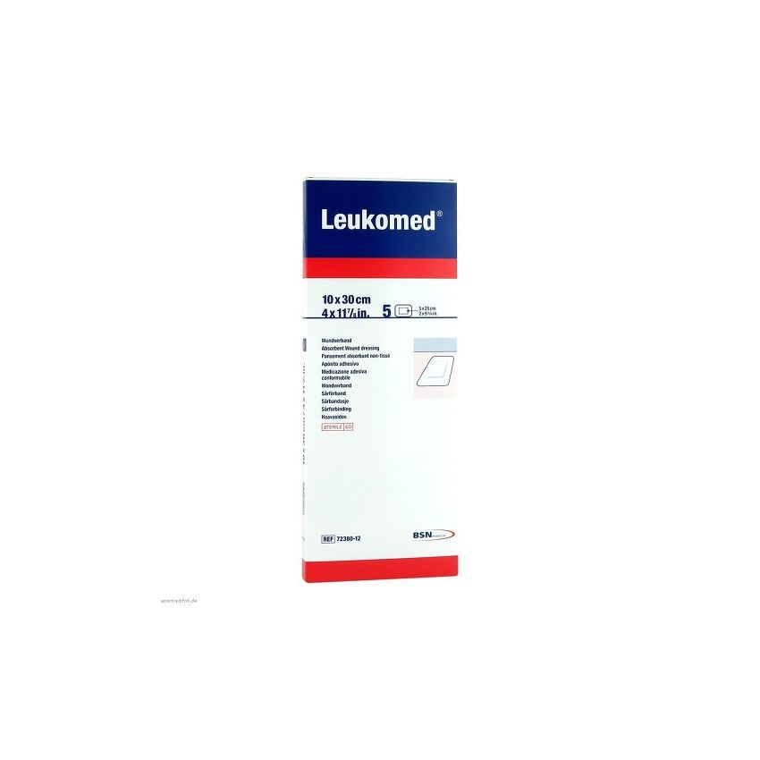 Leukomed Apósito Adhesivo 10X30 Cm 5 Unidades Bsn Medical
