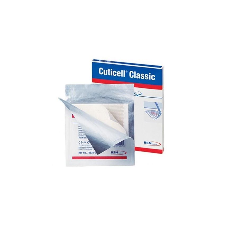 Cuticell Gasa Parafinada 7,5X7,5 Cm 10 Unidades Bsn Medical