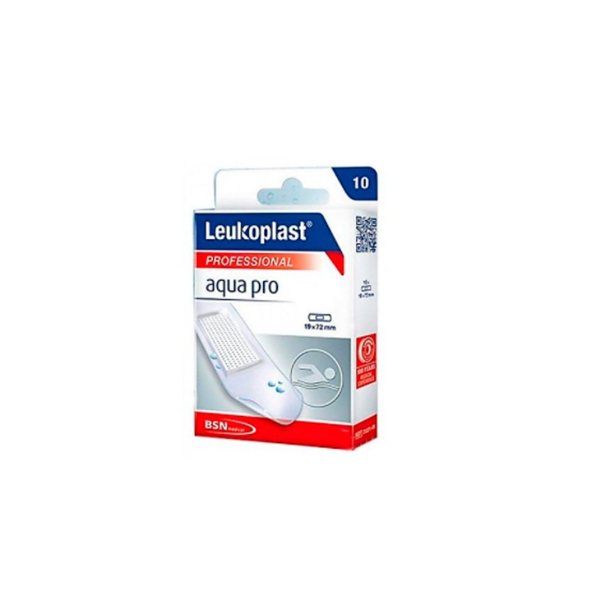 Leukoplast Aquapro Transparent Plaster 19X72Mm 10U