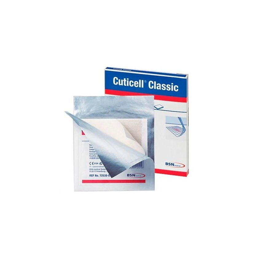 Leukoplast Cuticel Classic Gasa Parafinada 10X10 Cm 5 Unidades Bsn Medical