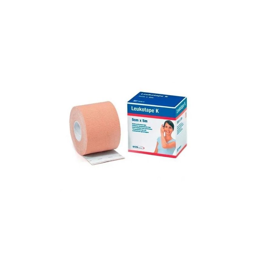 Bsn Medical Bande Adhesive Elastique Leukotape K Rose 5Cmx5Cm