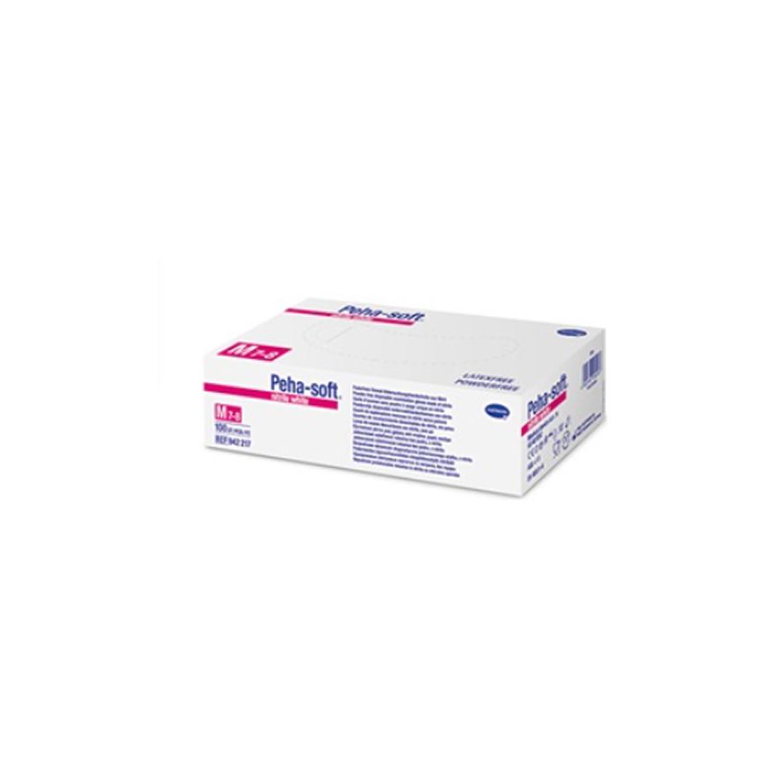 Peha-Soft Nitrile Gloves White T/M 200 Units