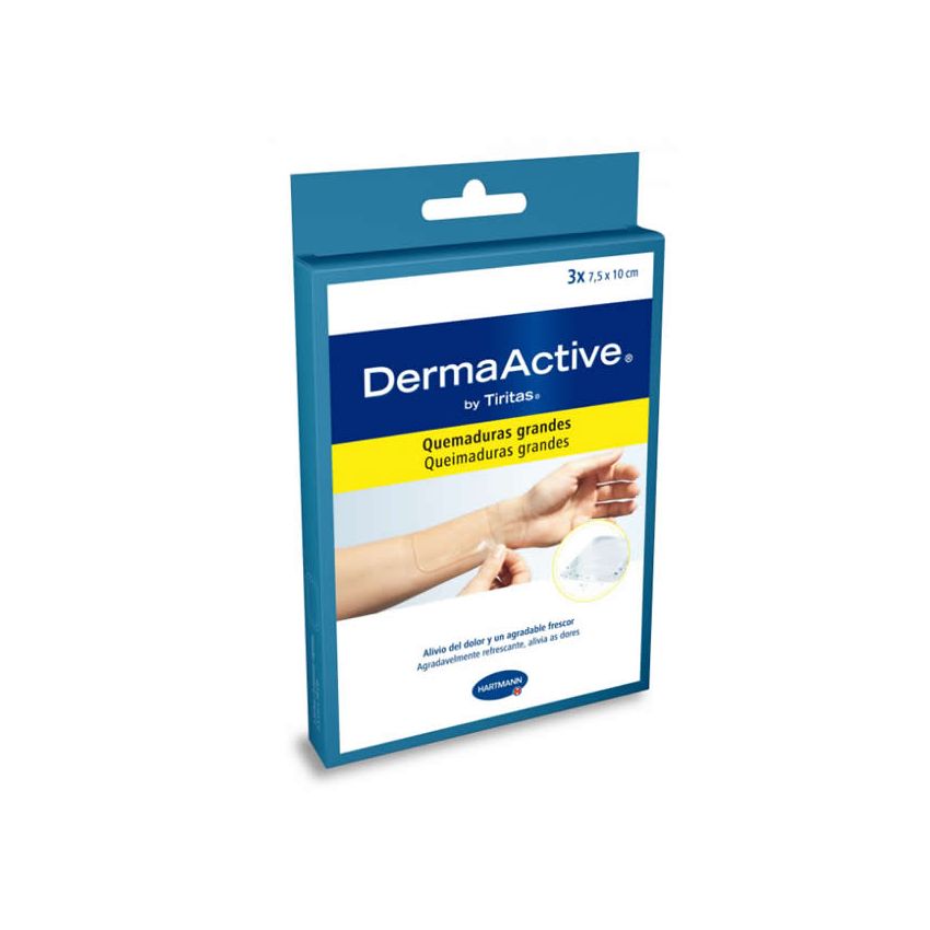 Hartmann Dermaactive Grandes Brûlures 3X7.5X10Cm 3 Unités