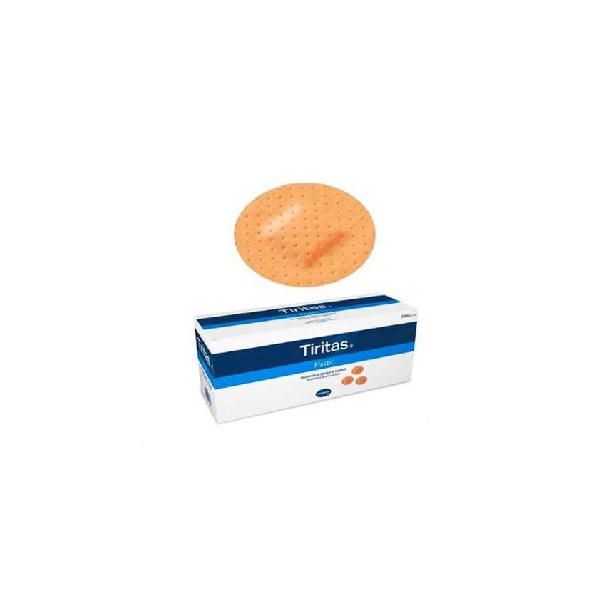Tiritas Plastic Caja De Apósitos Redondos 1000 Unidades Hartmann
