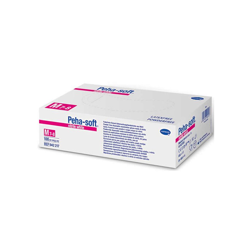 Hartmann Peha-Solf Nitrile White Powderfree Medium Size