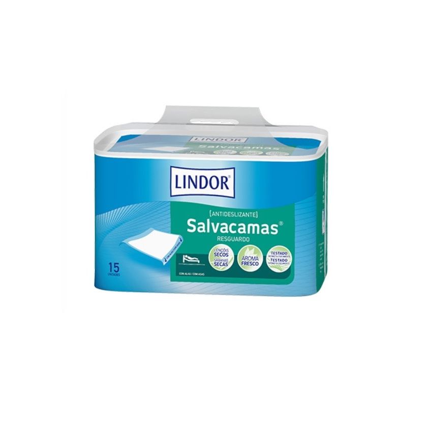 Lindor Bed Saving Soaker Avec Ailes 60X180Cm 15 Unités