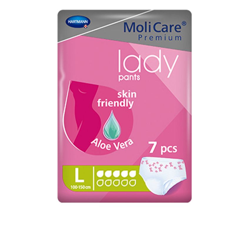 Hartmann Pants Women 5 Gotas Pañal Femenino Talla L 7 Unidades Molicare