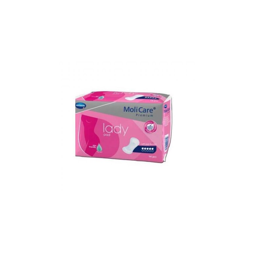 Hartmann Premium Lady 5 Gotas Compresas Femeninas 14 Unidades Molicare