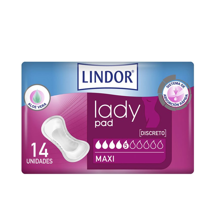 Lady Pad Maxi 5 Drops - 14 U