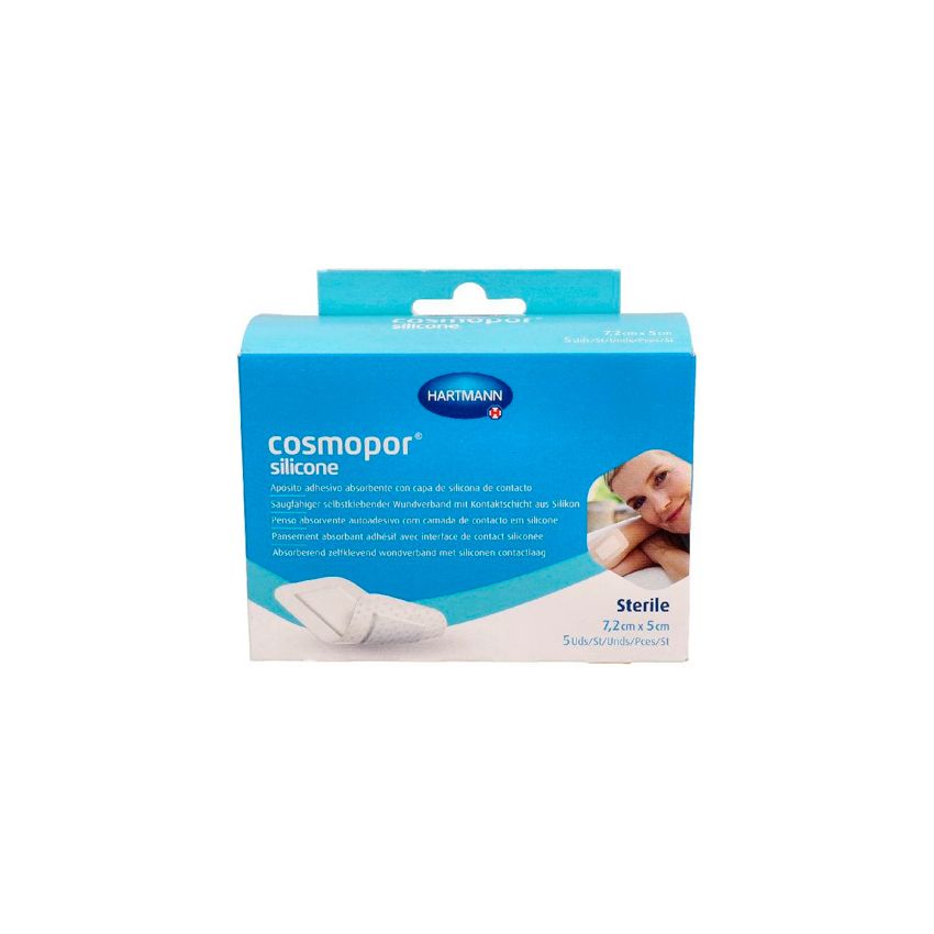 Hartmann Cosmopor Silicone 7,2X5Cm 5 Unités