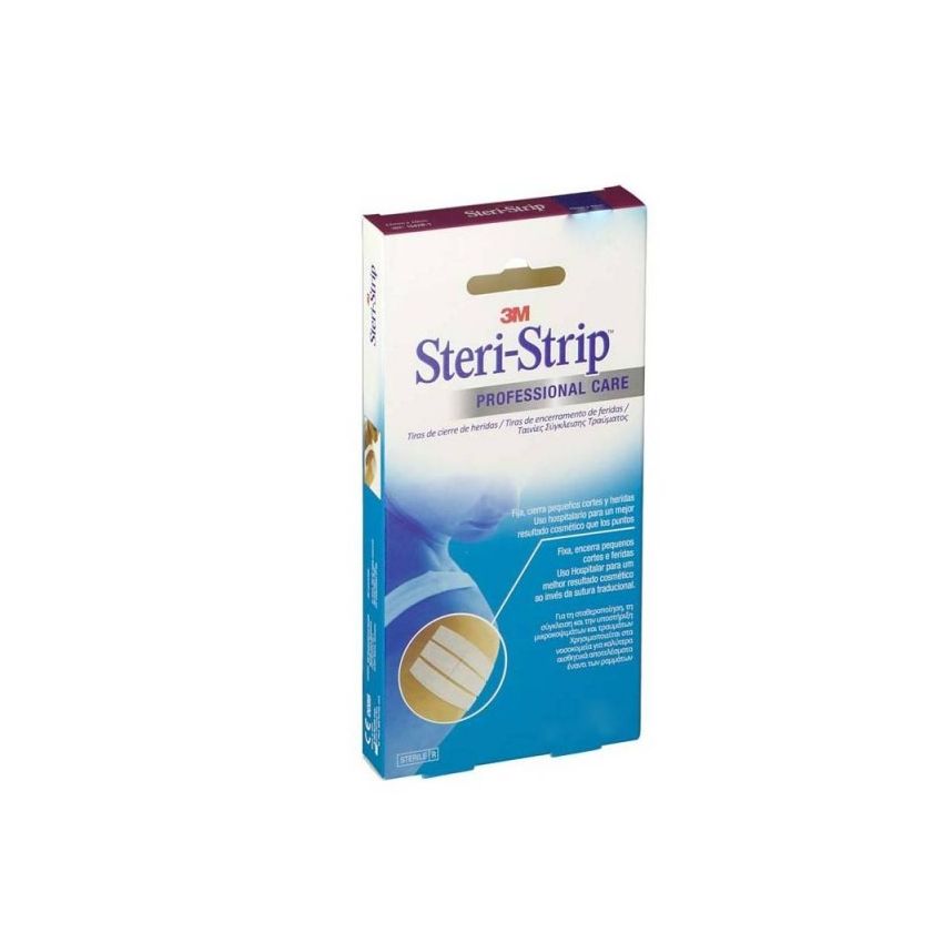 3M Nexcare Steri-Strip Suture 12Mmx100Mm 6Uds