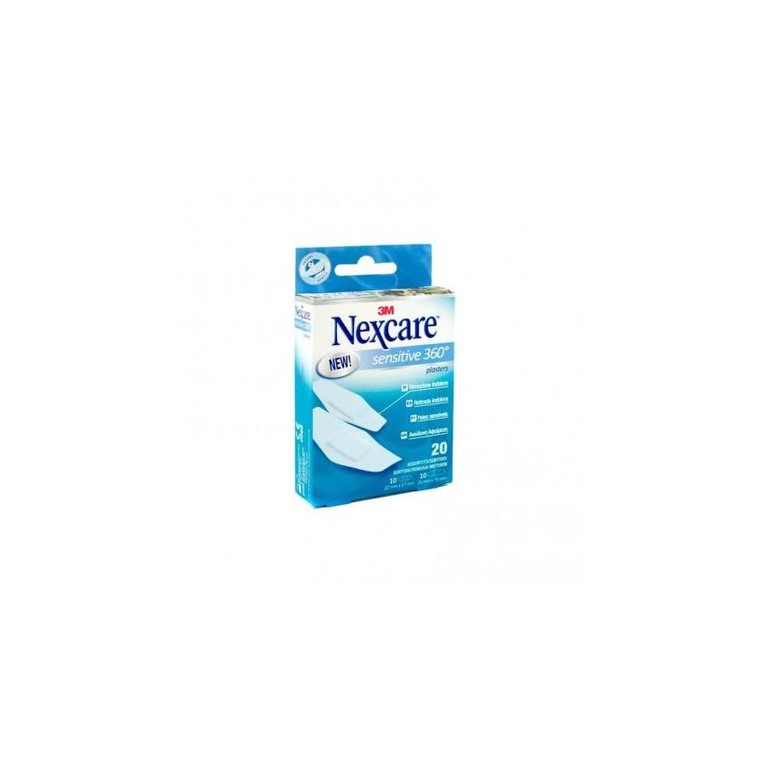 Nexcare Sensitive 360 20 Tiritas De Silicona