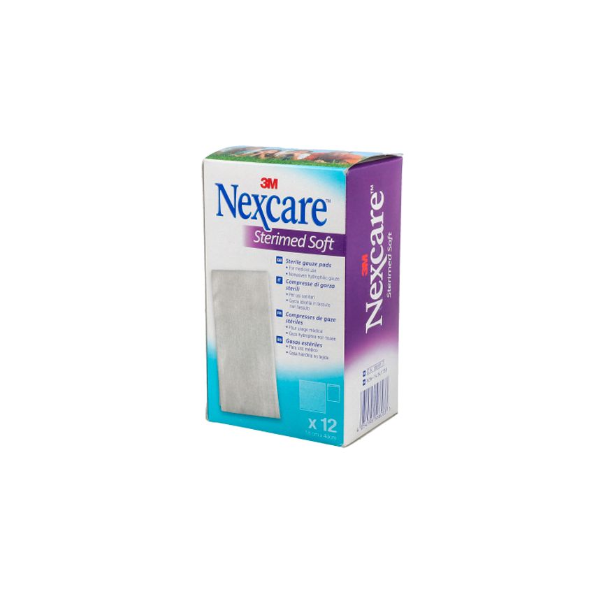 Nexcare Sterimed Soft Gauzes 18X40Cm 12U