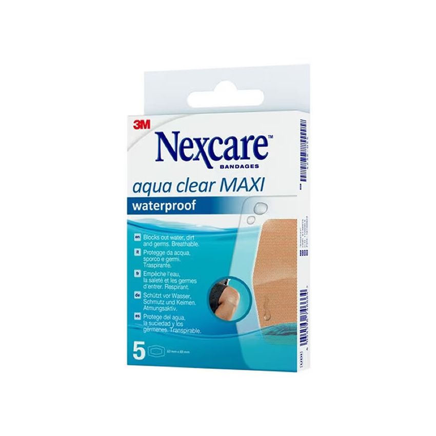 Nexcare Aqua Clear Maxi Waterpoof 5 Unitès