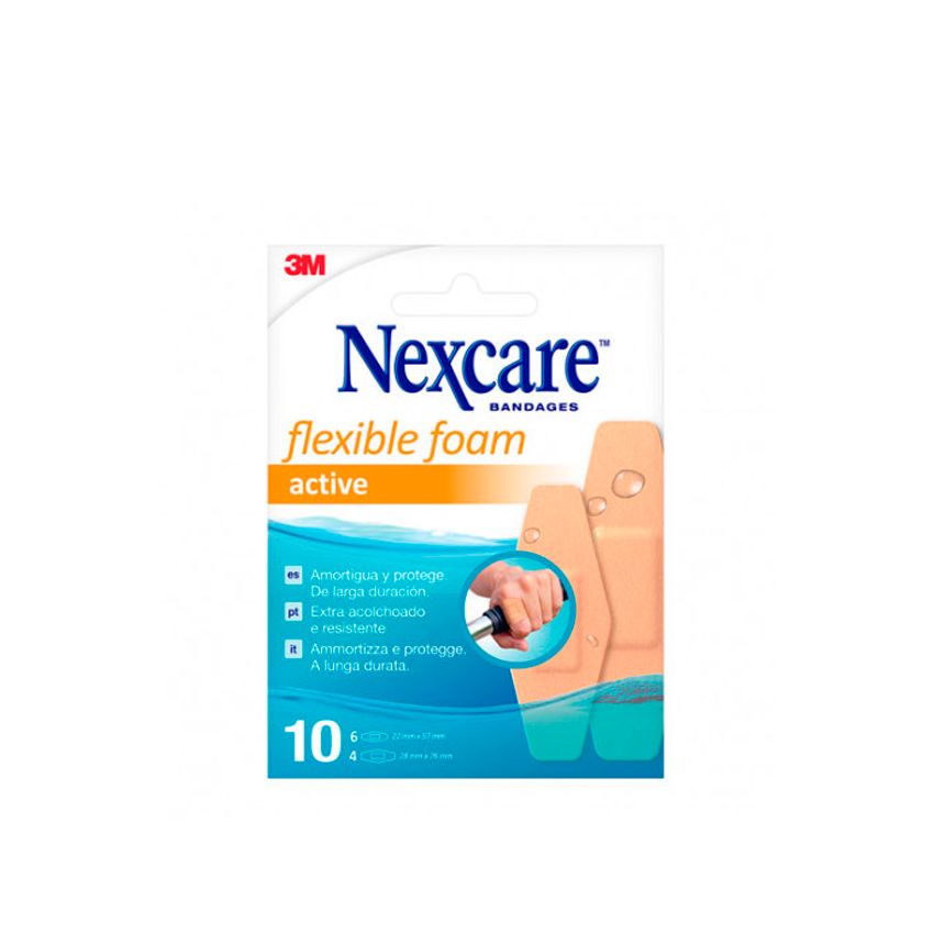 Nexcare Active Bandes Assorties 10 Pcs