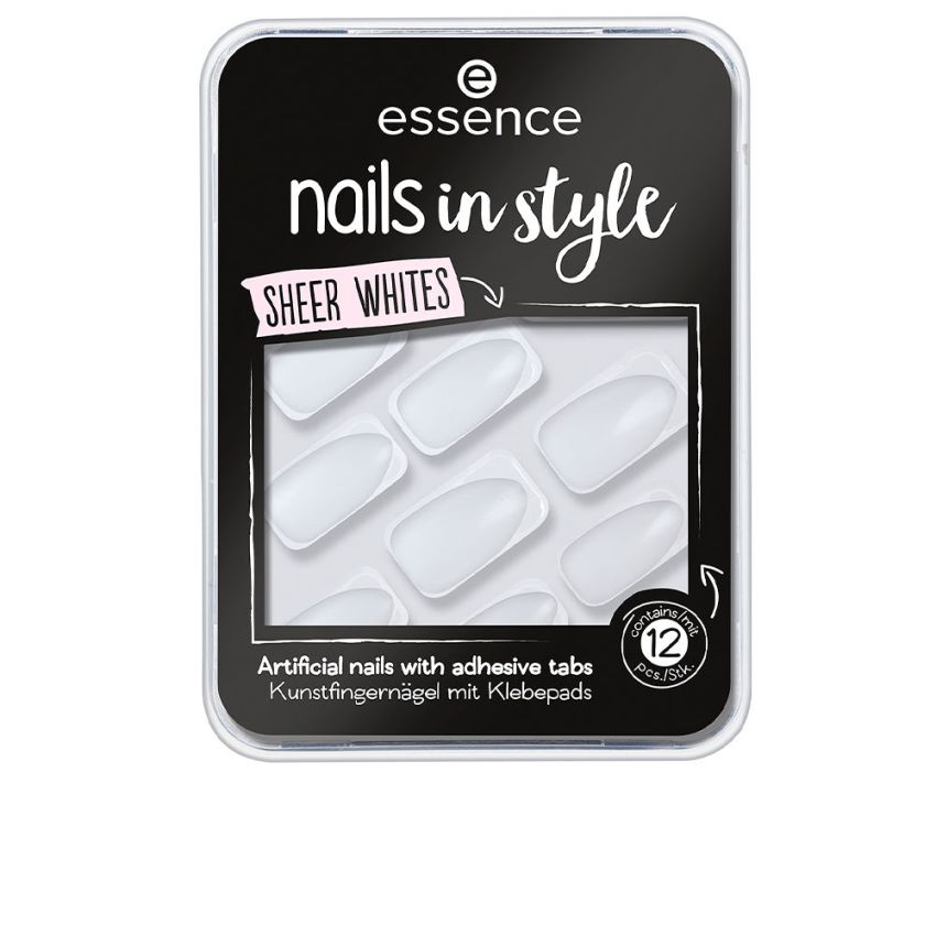 Nails In Style Uñas Artificiales - 11-Sheer Whites