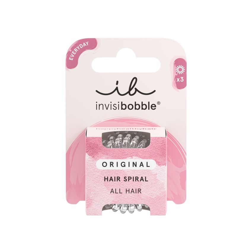 Invisibobble Original Hair Spiral Crystal Clear 3St