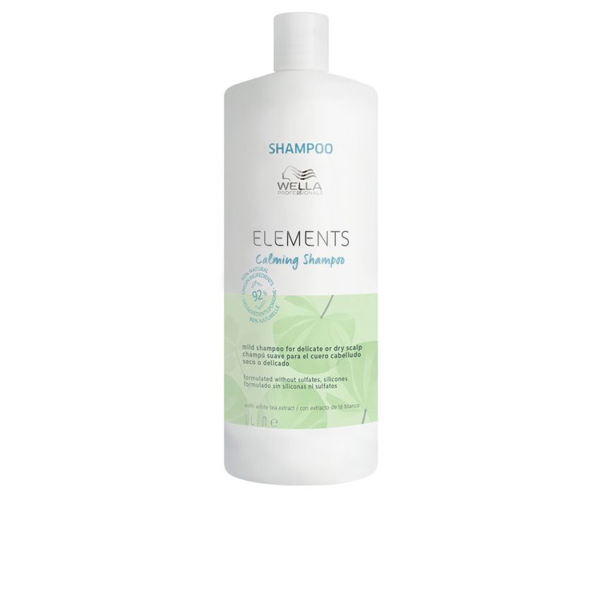 Elements Shampooing Apaisant Naturel Pour Cuir Chevelu Sec Ou Délicat - 1000 Ml
