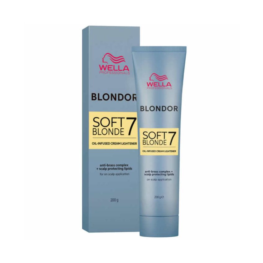 Wella Blondor Soft Blonde 7 Oil Infused Cream Lightener 200G
