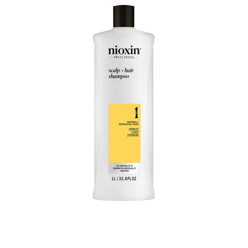 System 1 - Shampoing - Cheveux Naturels Légèrement Fragilisés - 1000 Ml