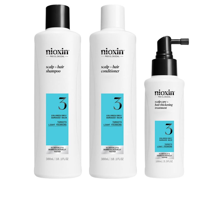 System 3 - Kit - Traitement Pour Cheveux Colorés Légèrement Fragilisés - 3 U