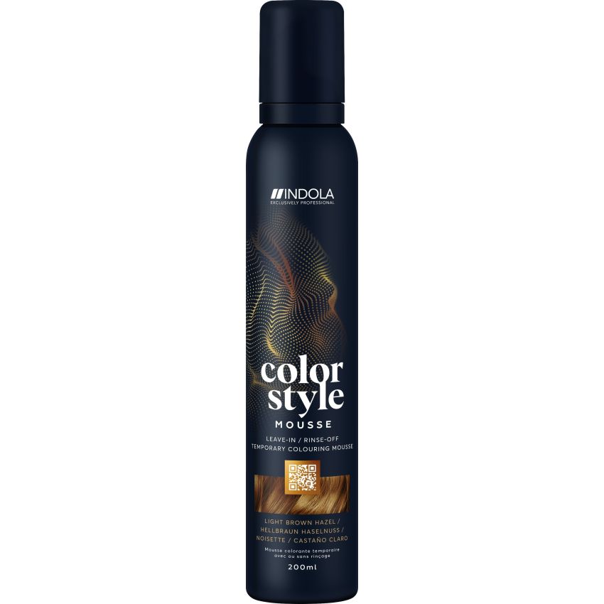 Indola Profession Color Style Mousse Light Brown Hazel 200Ml