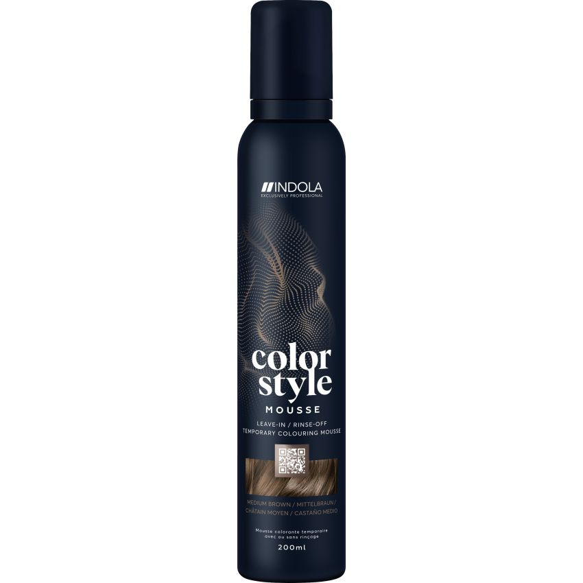 Indola Profession Color Style Mousse Medium Brown 200Ml
